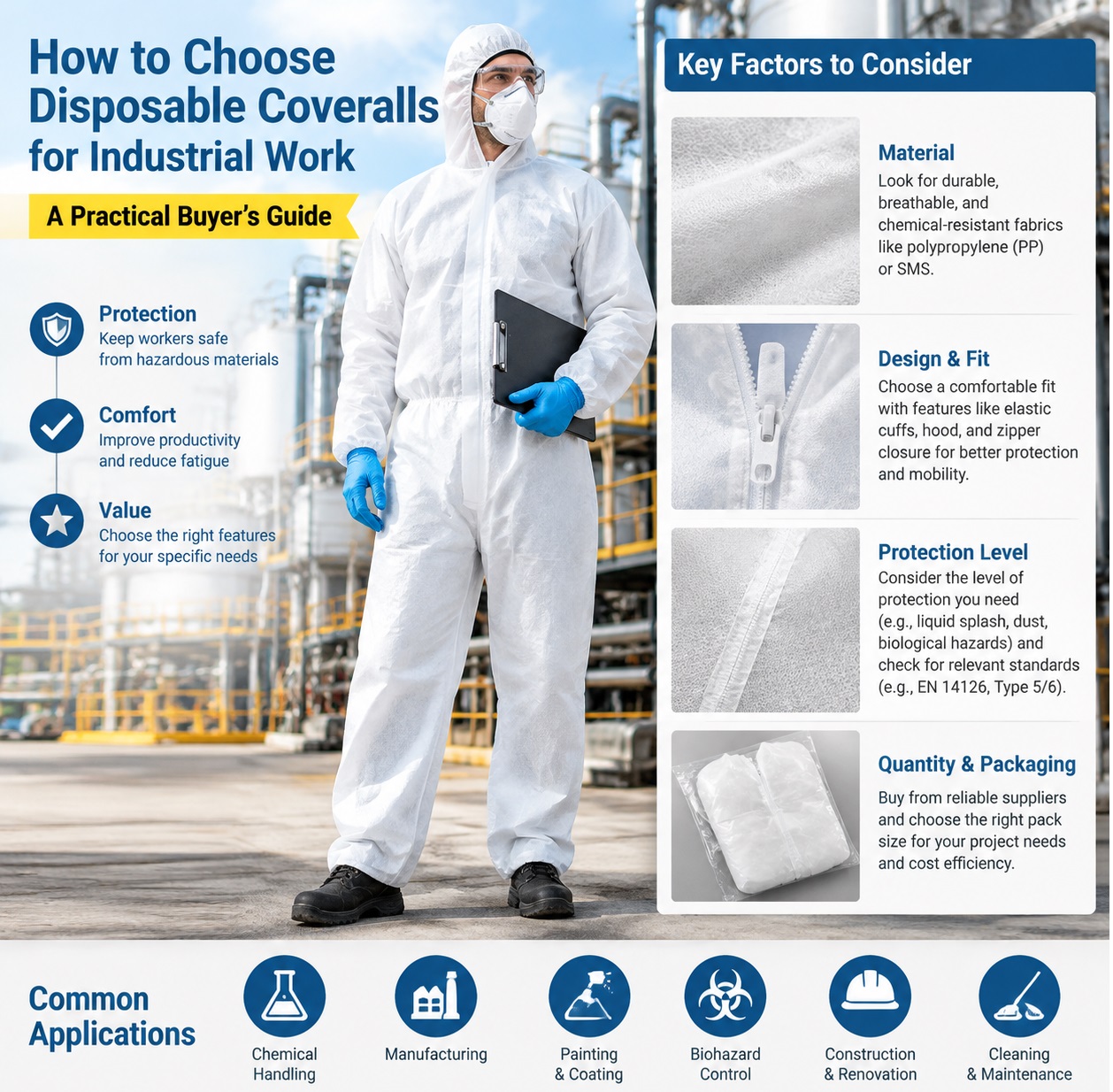 Chemical Protective Coverall 